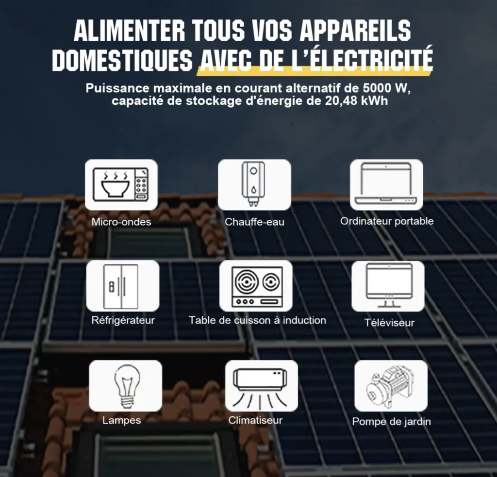 Batteries lithium LiFePO4 48V 100Ah format rack serveur 20,48kWh