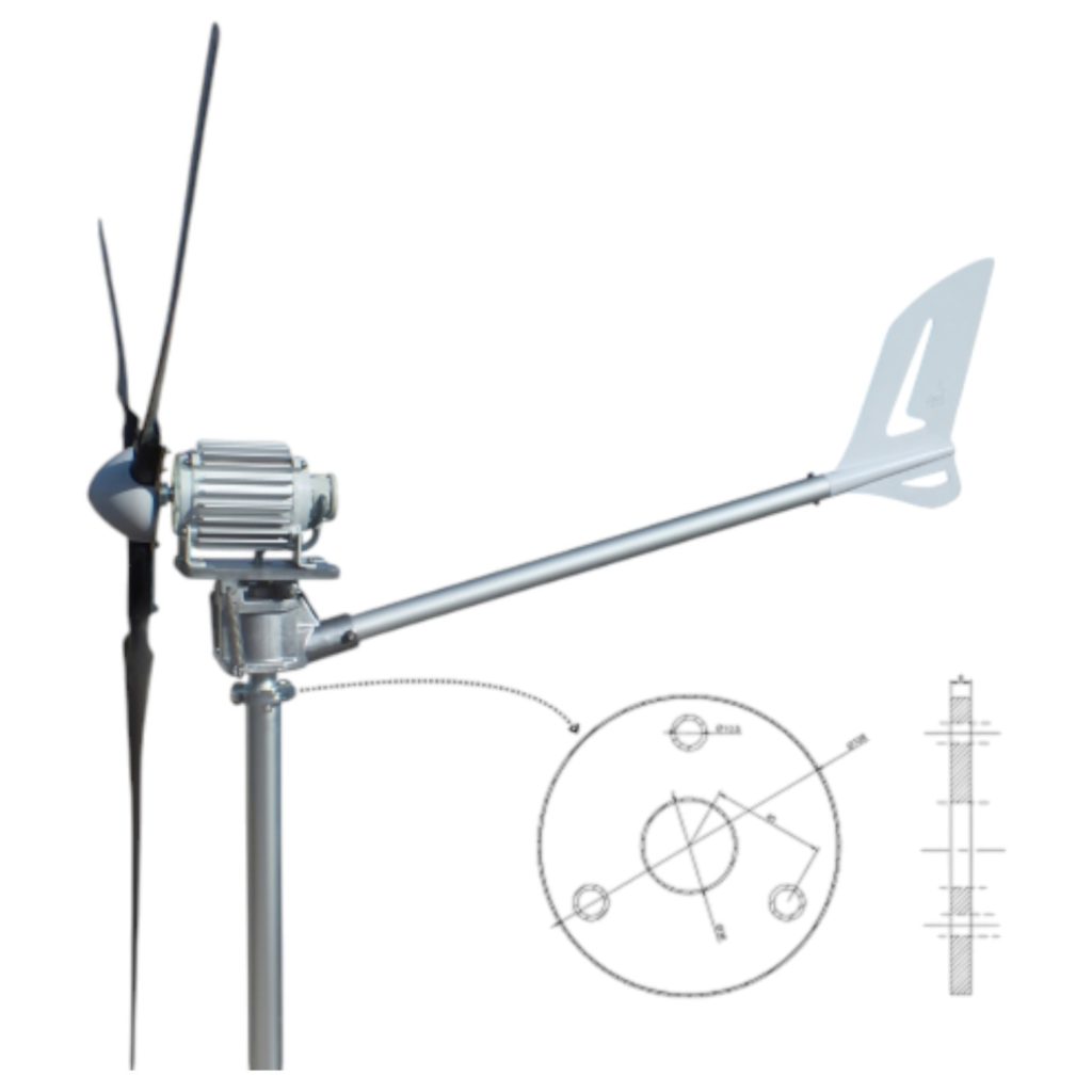 Éolienne Air-Side pour maison et local commercial