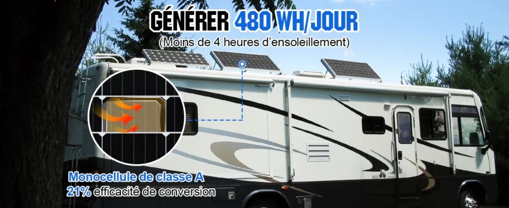 Plaque signalétique Voc 24,5 V Isc 6,24 A