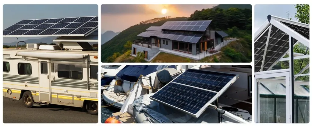 Emballage du panneau bifacial 195W avec protections d’angle et film