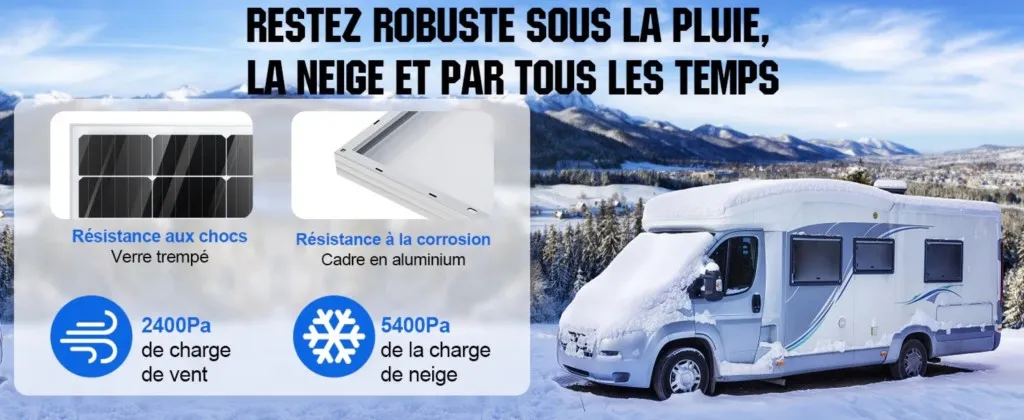 Cadre aluminium coins renforcés et supports d’angle