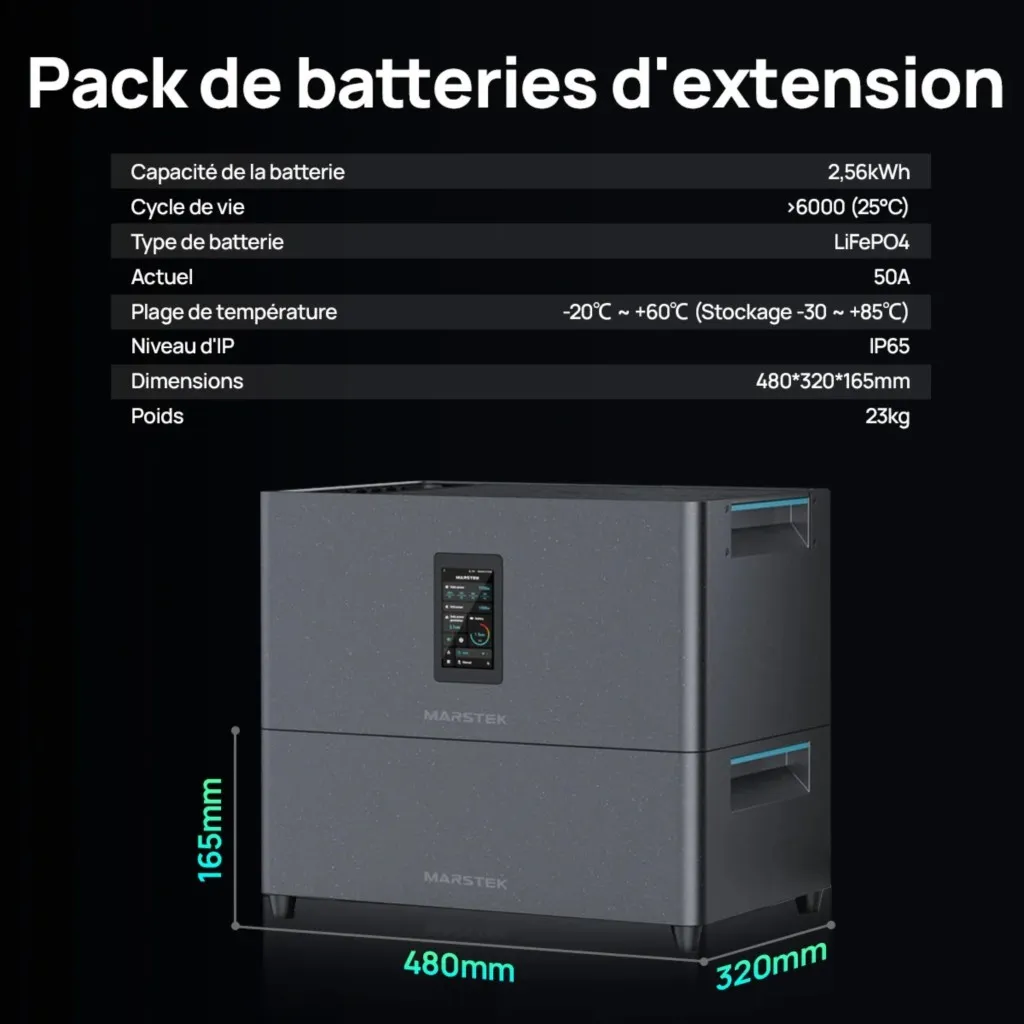 Pack complet kit solaire 4 panneaux 430W + stockage 5,12kWh prêt à installer