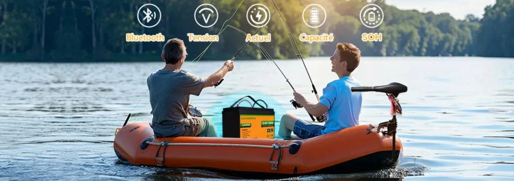Batterie lithium 12V 150Ah avec technologie Bluetooth intégrée