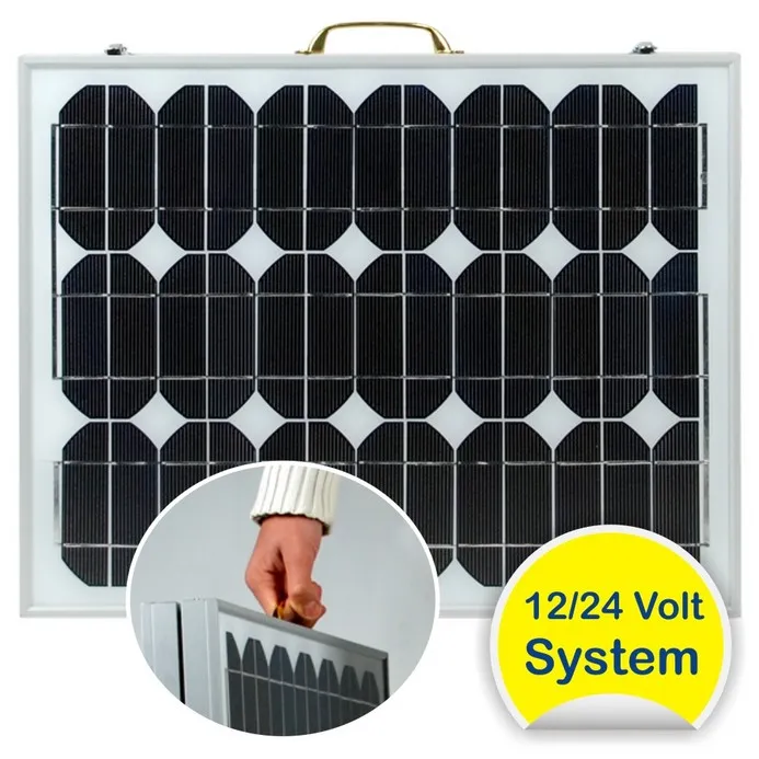Panneau solaire portable avec sortie 12V/24V 40W