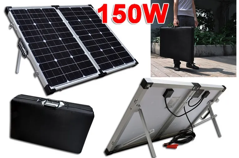 Panneau solaire pliable 150W (système 12V)