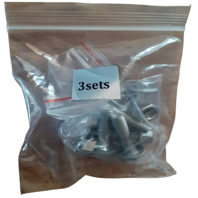 Visserie inox pour fixation des pales sur éolienne HYE