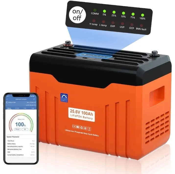 Batterie lithium 24V 100Ah pour installation solaire