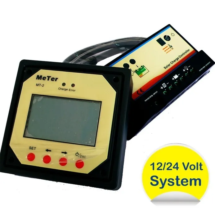 Régulateur de charge 12V/24V 20A + Afficheur