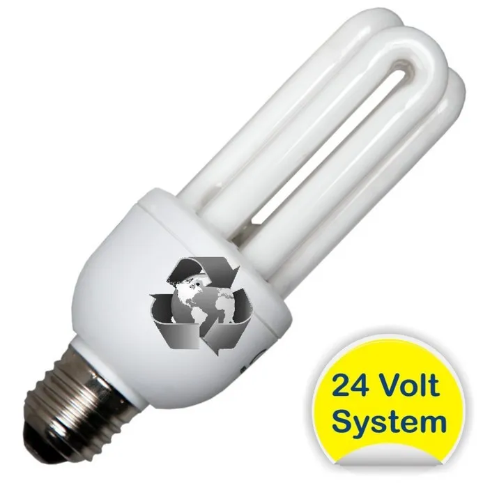 Ampoule basse consommation E27 - 24v / 15W