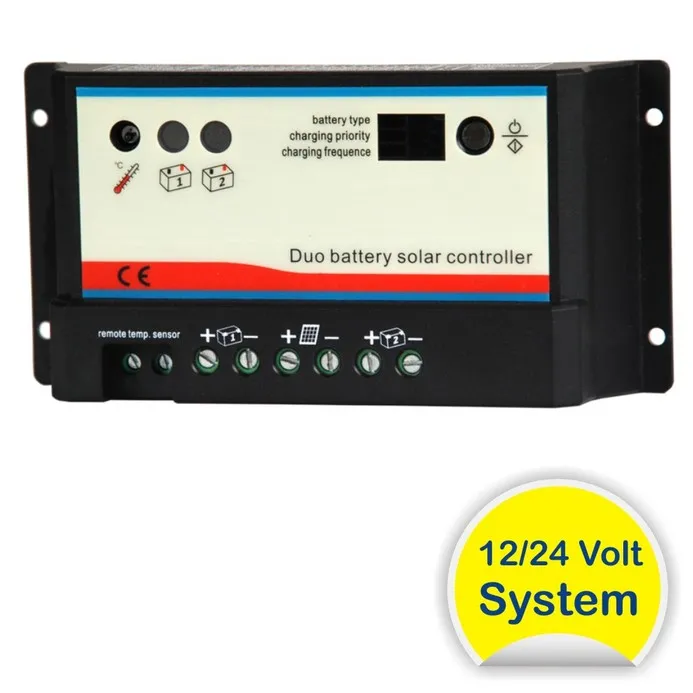 Régulateur de charge solaire 12-24V / 20A