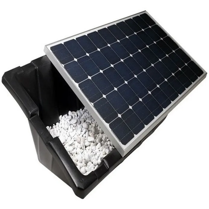 Bac à lester pour panneaux solaires