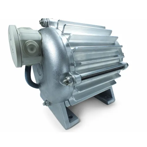 Vue détaillée du générateur 48V 3800W avec double roulement et arbre central