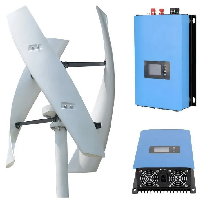 Eolienne 48v 2000W VERTICALE Sydney White Injection réseau
