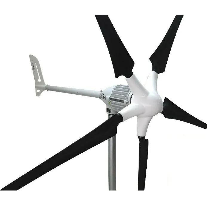 Eolienne horizontale 5 pales type 48V 2000W avec régulateur externe