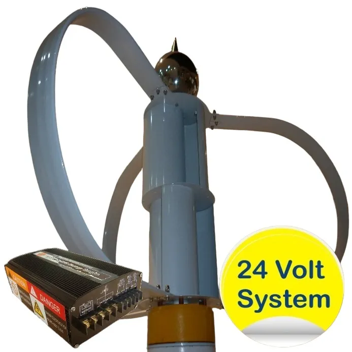 Eolienne 24V 800W VERTICALE WE800V régulateur externe