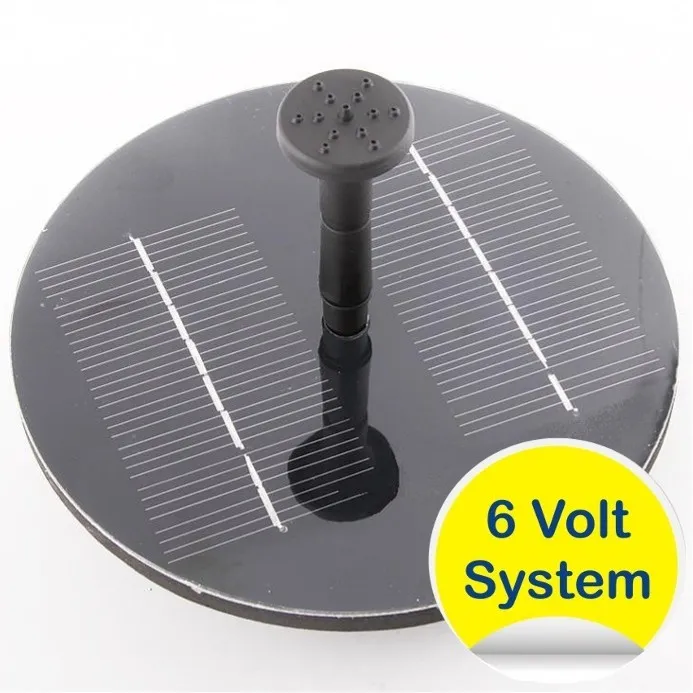 Fontaine solaire flottante 1,4W