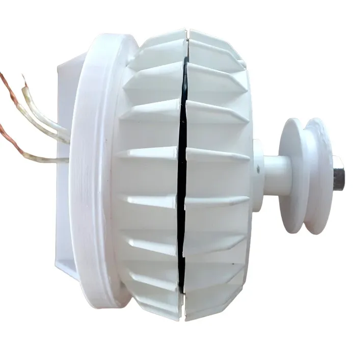 Générateur avec poulie 12V 500w à aimant permanent