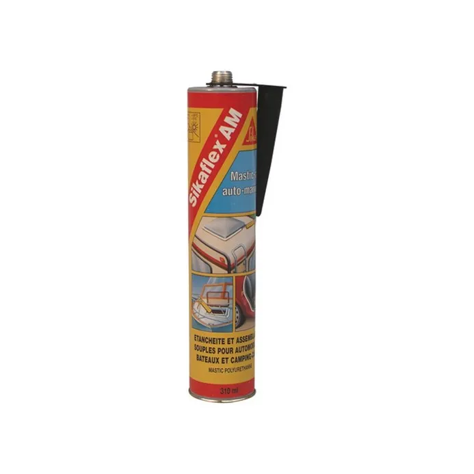 Mastic colle Auto Marine - Polyuréthane Noir
