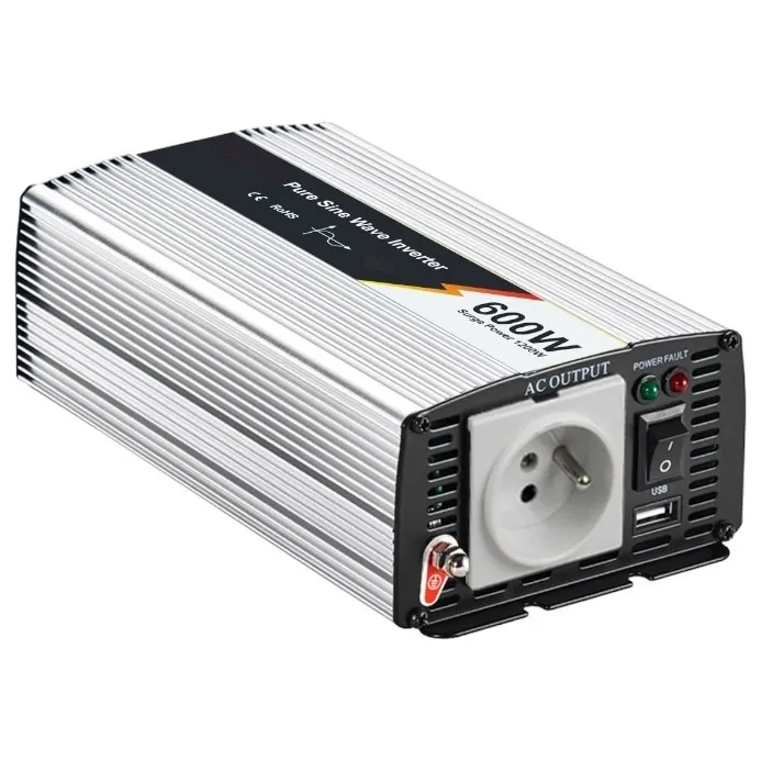 Convertisseur 12v/230v 600W (pur sinus)