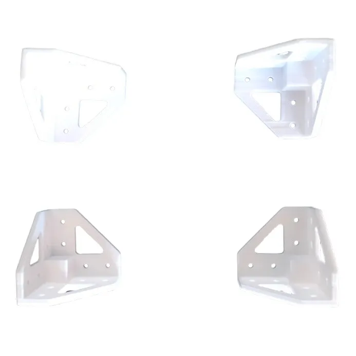 Kit 4 coins de fixation blanc ou noir
