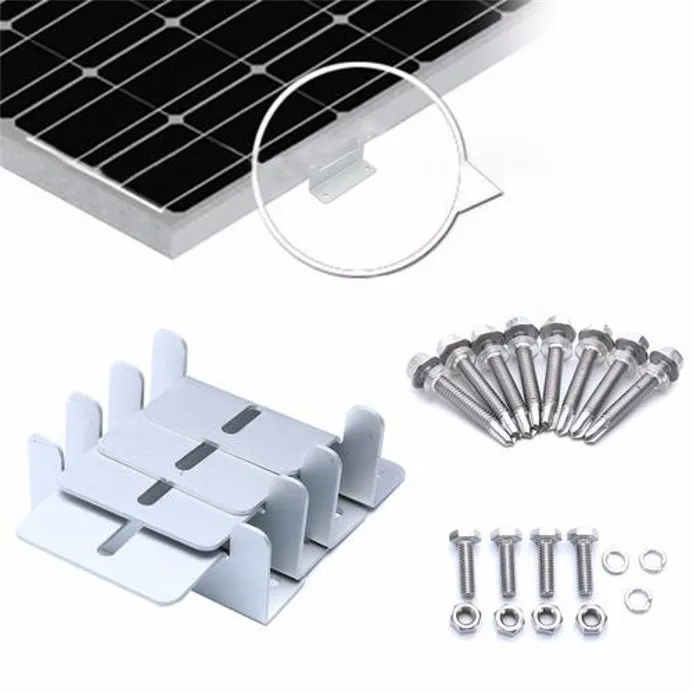 Kit de fixation pour panneau solaire ALU