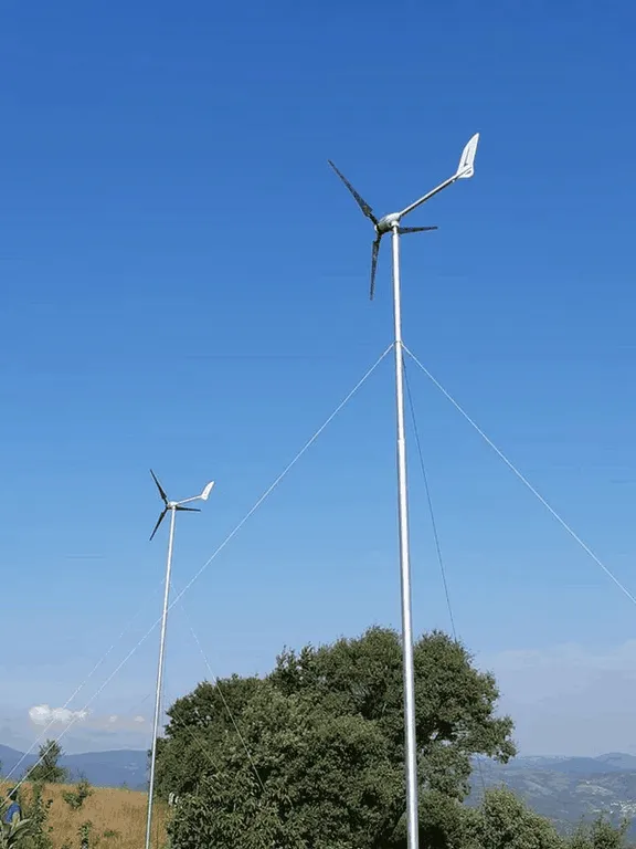 Kit éolienne maison + Mât 2000w 48v 400V réduction de facture