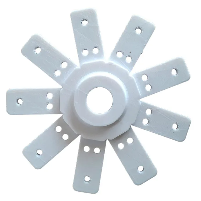 Moyeu 9 pales universel blanc ¤ 23.5x160mm