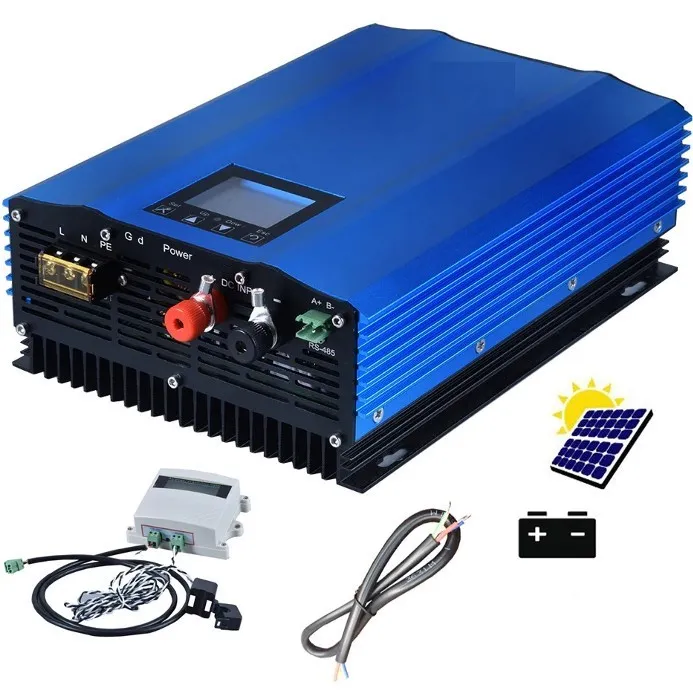 Onduleur injection réseau MPPT hydride 1000w 24v
