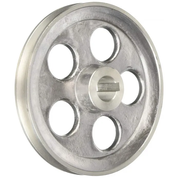 Poulie 160mm x 24mm pour dynamo éolienne en aluminium