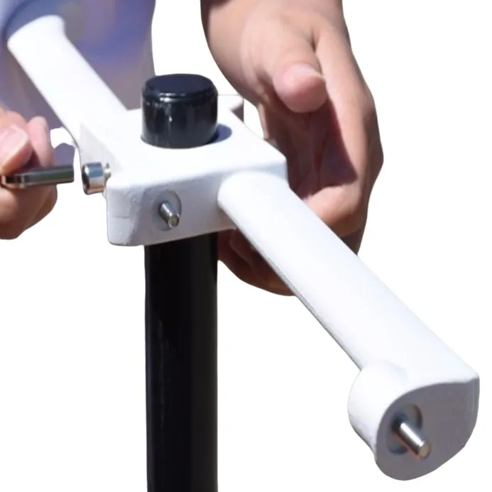 Support horizontal monobloc utilisant des plastiques techniques