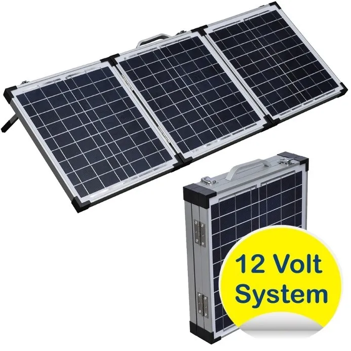 Valise solaire pliable 45W (système 12V)