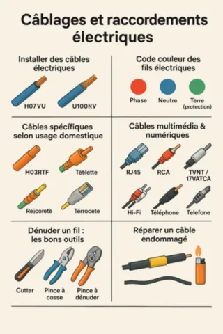 Câblages et raccordements électriques