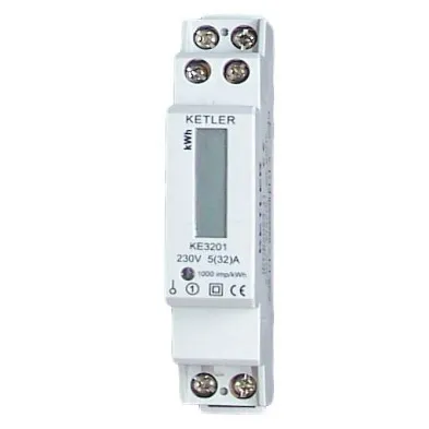 Compteur LCD modulaire monophase 32A