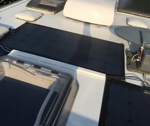 solaire 12v sur caravane