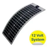 Panneau solaire Flexible 10W  (système 12V)