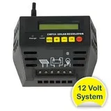 Régulateur de charge solaire 12V / 24V 20A LCD