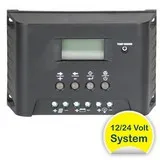 Régulateur de charge solaire 12-24V /  20A  LCD