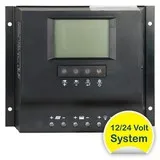 Régulateur de charge solaire 12V / 24V 40A LCD