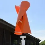 Eolienne 12v 700W VERTICALE DESIGN ORANGE