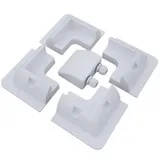 Kit de fixation panneau solaire ABS blanc