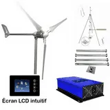 Kit éolienne + Mât 1500w 48v 230V réduction de facture