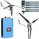 Kit éolien professionnel avec mât de 6 mètres - Pro Air-Side 2000W 48V/230V