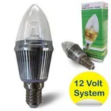 Ampoule bougie led 1W E14 - 12v