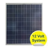 Panneau solaire photovoltaïque polycristallin 60W  (système 12V)