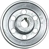 Poulie 100mm x 19mm pour dynamo éolienne en aluminium