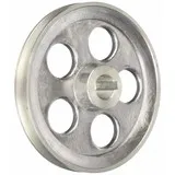 Poulie 160mm x 24mm pour dynamo éolienne en aluminium