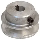 Poulie 50mm x 14mm pour dynamo ou génératrice éolienne en alu