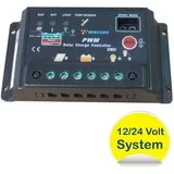 Régulateur de charge solaire 12-24V /  30A