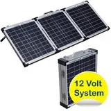 Valise solaire pliable 45W (système 12V)