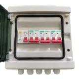Tableau électrique AC 63A. Conception compacte pour une utilisation extérieure fiable. Certifié CE, garantie 2 ans.